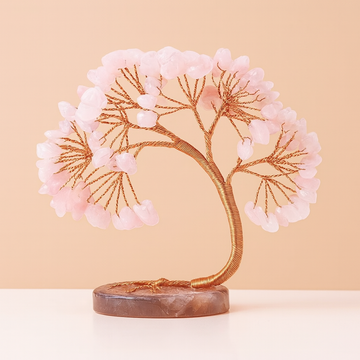 Arbre de Vie en Améthyste, Quartz, Aventurine, Citrine - Artisanat Énergétique et Déco Zen